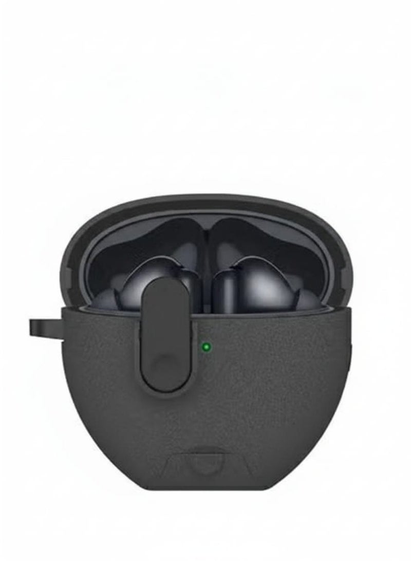 For Huawei FreeBuds 7i Case Silicone Protective Case for Huawei FreeBuds 7i cover with Carabiner Keychain Anti-Lost - Image 2